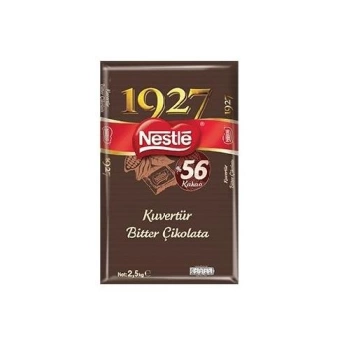 Nestle 1927 Bitter Kuvertür Tekli Çikolata 2,5kg