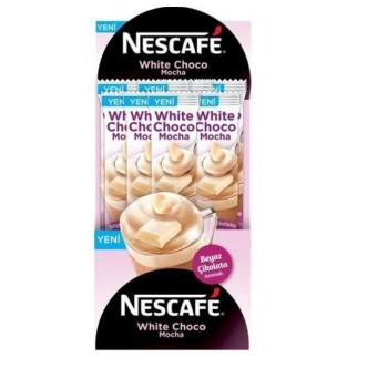 Nestle Nescafe Beyaz Çikolatalı Mocha 24 Lü 19.2 Gr