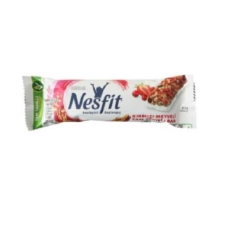 Nestle Nesfit Kırmızı Meyveli Tam Tahıllı Bar 16 Lı 23.5 Gr