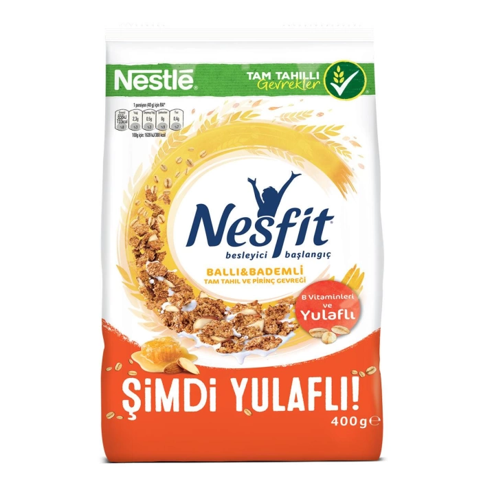 Nestle Nesfit Ballı Bademli Mısır Gevreği 400gr