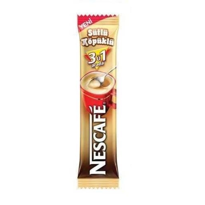 Nescafe 3ü 1 Arada Sütlü Köpüklü Kahve 4 x 72Lİ Paket 17,4 gr