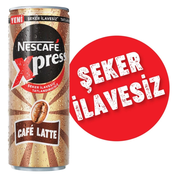 Nestle Nescafe Xpress Latte Şekersiz 250 ml 1 Adet