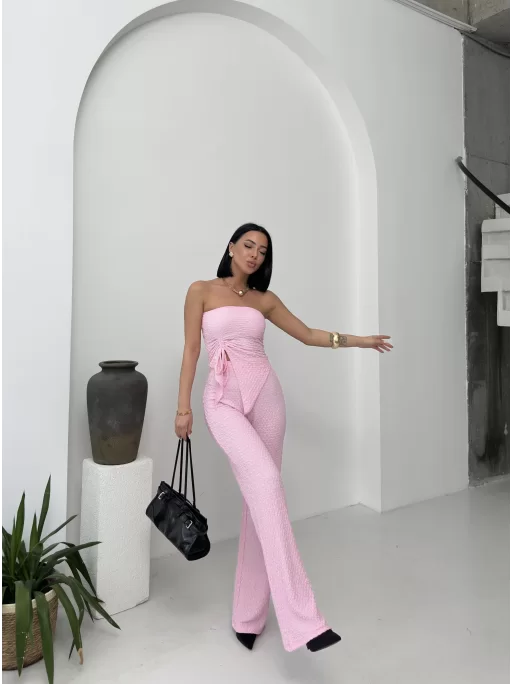 SİLVA BÜZGÜLÜ TAKIM - PEMBE