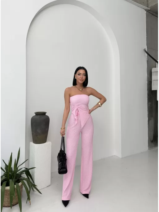 SİLVA BÜZGÜLÜ TAKIM - PEMBE