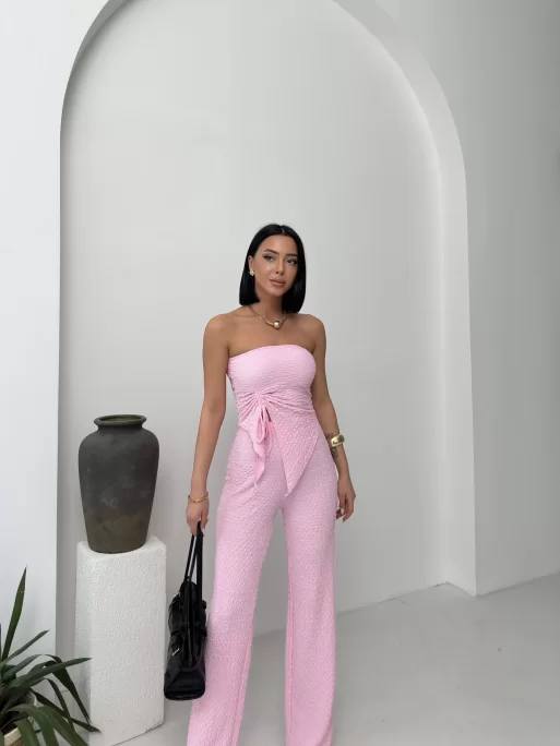 SİLVA BÜZGÜLÜ TAKIM - PEMBE