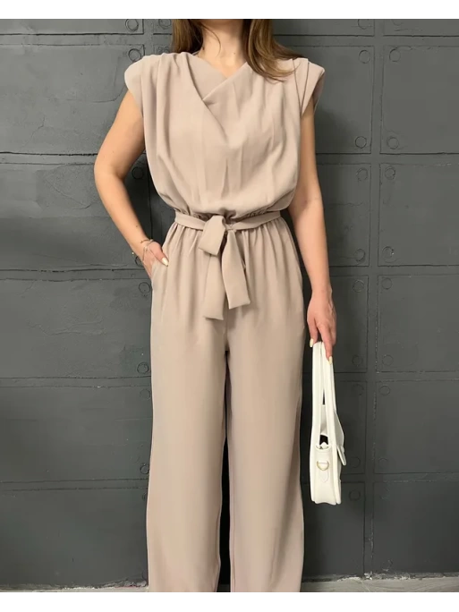 PREMİUM SIFIR KOL CREP TULUM - TAŞ