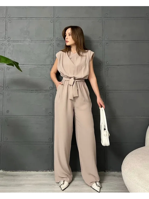 PREMİUM SIFIR KOL CREP TULUM - TAŞ