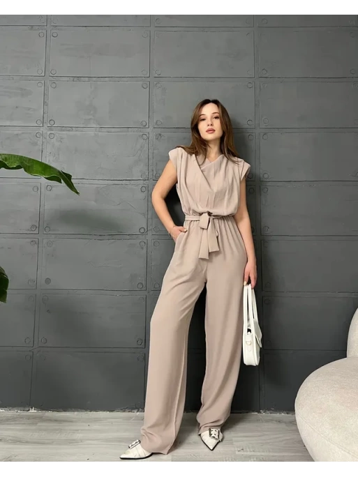 PREMİUM SIFIR KOL CREP TULUM - TAŞ