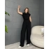 PREMİUM SIFIR KOL CREP TULUM - SİYAH