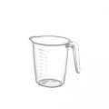 1 Litre Ölçü Kabı