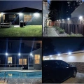 100 Led DIŞ Mekan Solar Aydınlatma Fotoselli Solar Lamba Hareket Sensörlü
