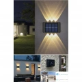2li Solar Duvar Aydınlatması 6 Ledli Gün Işığı