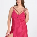 2li Vişne Sabahlık Takımı Bigsize 6212