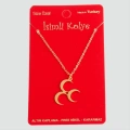 3 Hilal Uçlu Kolye