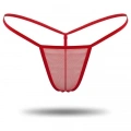 3lü Renkli Transparan Tül String Tanga 0369