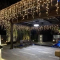 3m 100 LED Çakarlı IP65 Dış Mekan Saçak Perde
