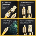 4in1 Hızlı Şarj Ve Data Kablosu Type-c / Lightning / Micro Usb PL-8631 (4887)