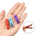 50li Renkli Ahşap Mandal Seti (3.5 cm)