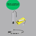 USB‑C Çoklu Bağlantı Merkezi – 5 Gbps, 100‑240 V, Sağlam Eloksal Tasarım