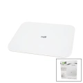 Gizli Ekran -soft Beyaz Cam Zemin Dijital Baskül Terazi 180kg Sensör -led Ekran -oda℃ Tf-1070