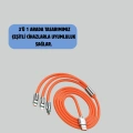 120 W Hızlı Çözüm Sunan 3ü 1 USB Şarj Kablosu– Sağlam Gövde