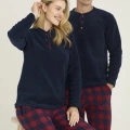 7304-k Kadın Midi Yaka Pijama Takım
