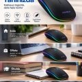 8 10 Metre Menzilli Şarj Edilebilir Kablosuz Mouse