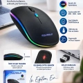 8 10 Metre Menzilli Şarj Edilebilir Kablosuz Mouse