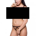 Ağ Kısmı Açık Seksi Lastik Külot - 58
