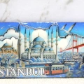 Ahşap İstanbul Temalı Magnet