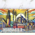 Ahşap İstanbul Temalı Magnet