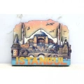 Ahşap İstanbul Temalı Magnet