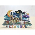 Ahşap İstanbul Temalı Magnet