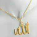 Allah Yazılı Uçlu Kolye