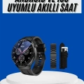 Amoled Ekran Akıllı Saat Üç Kordonlu İos Android Uyumlu