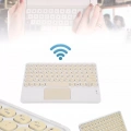 Android Ve İos Uyumlu Bluetooth Klavye Touchpad Slim Kablosuz Wifi Q Klavye