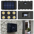 Aplik Güneş Enerjili Solar Bahçe Lambası Çift Yönlü