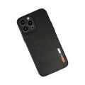 Apple İphone 13 Pro Max Kılıf Loop Deri Silikon - Siyah