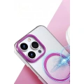 Apple İphone 15 Pro Max Glossy Magsafe Kapak - Mavi