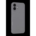 Apple İphone 16 Plus Kılıf First Silikon - Gri