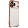 Apple İphone 17 Pro Max Razer Lensli Silikon - Turuncu