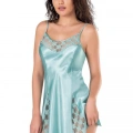 Aqua Saten Gecelik