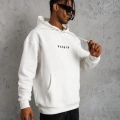 Astronot Baskılı Kapüşonlu Sweat - Beyaz -