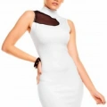 B100881 Kolsuz Mini Elbise
