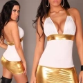 B100982 Seksi Mini Elbise