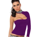 B101432 Pul Payet Aksesuarlı Bluz