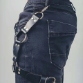 Bacağı Saran Seksi Deri Harness - m51