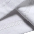 Baskılı Oversize Bisiklet Yaka T-shirt - Beyaz