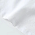 Baskılı Oversize Bisiklet Yaka T-shirt - Beyaz