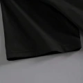 Baskılı Oversize Bisiklet Yaka T-shirt - Siyah